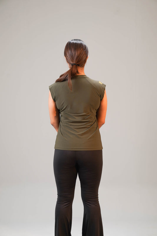 The Aura Bubble-Mesh Cap Tee