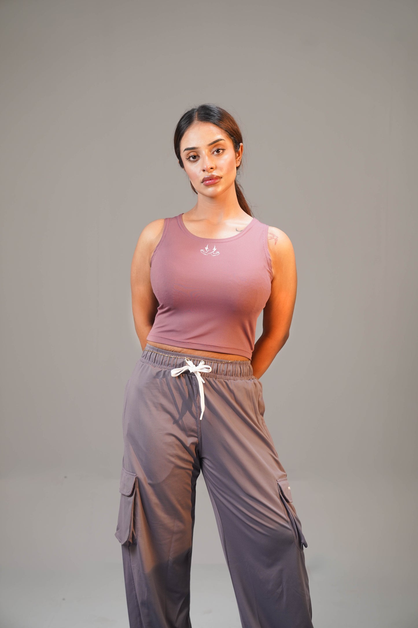 The Apex Textured Performance Crop Top