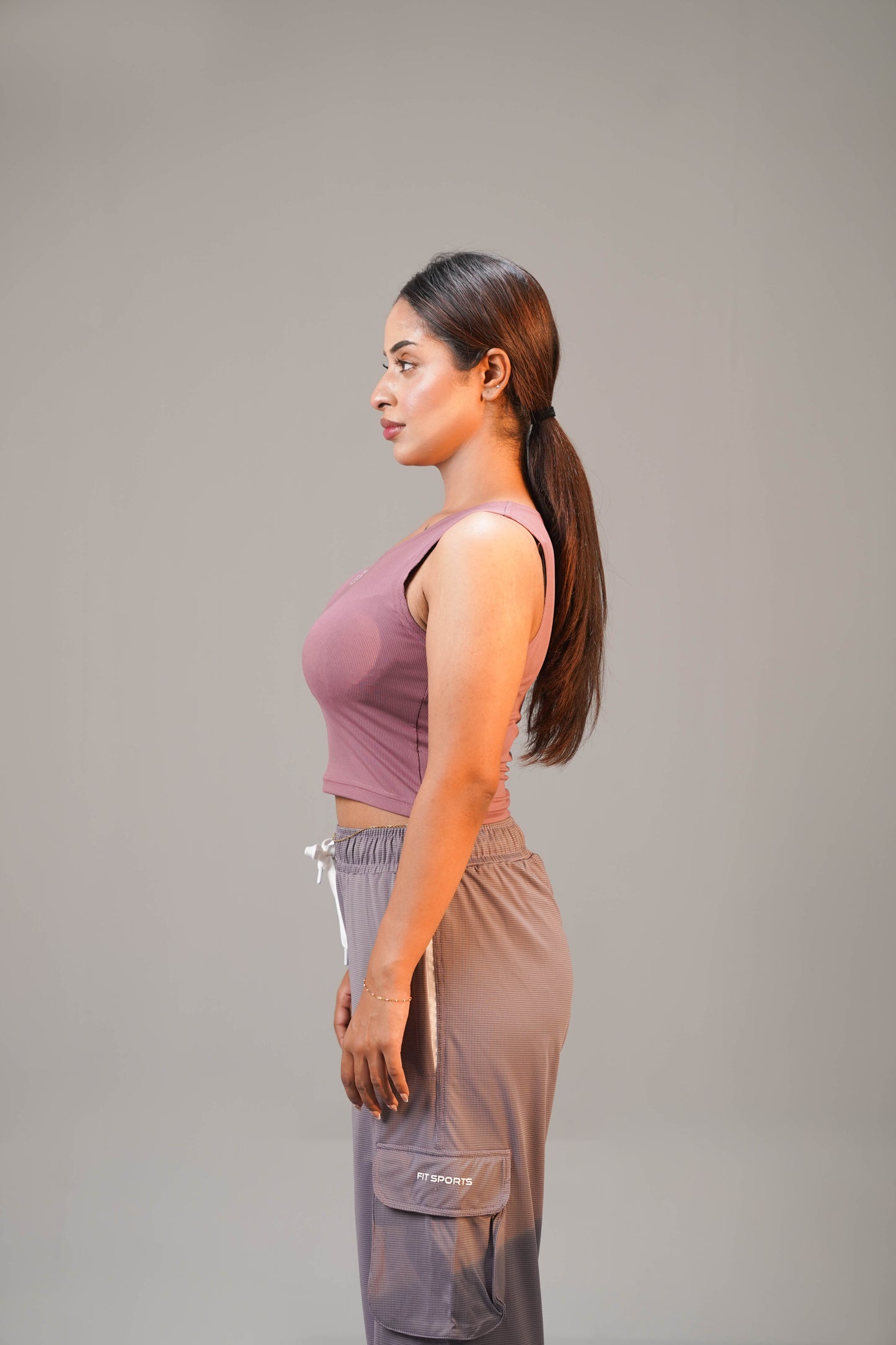 The Apex Textured Performance Crop Top