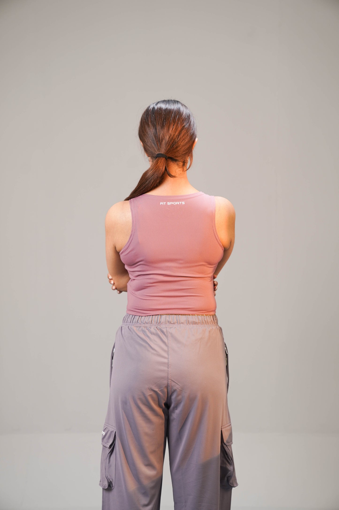 The Apex Textured Performance Crop Top
