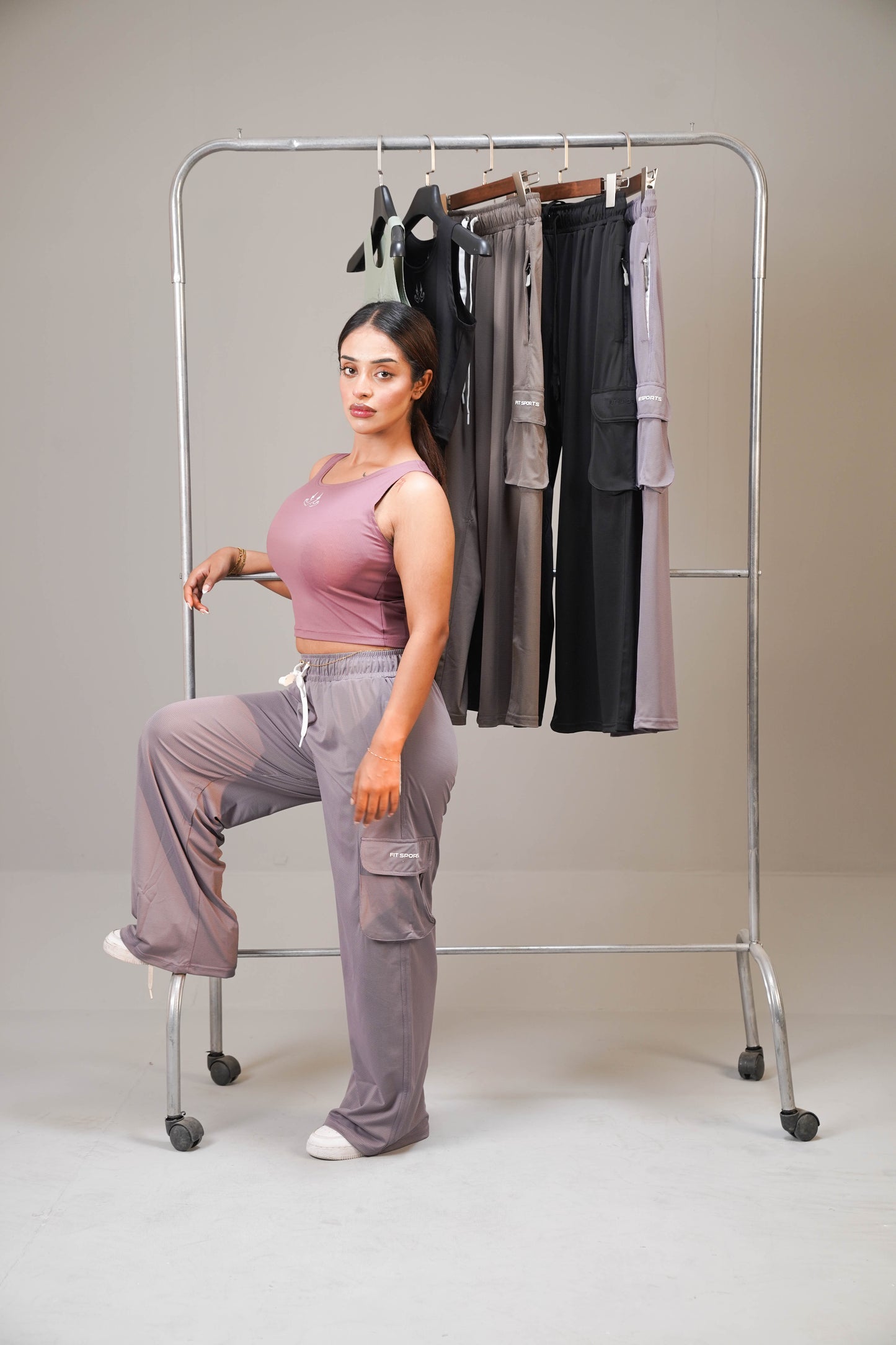 The Apex Textured Performance Crop Top