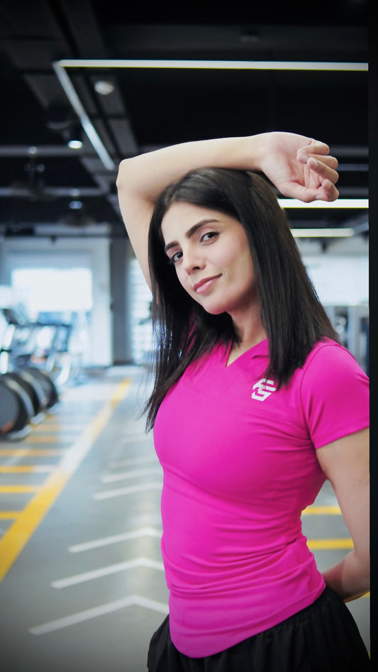 The V-Neck Polo Performance Compression Tee