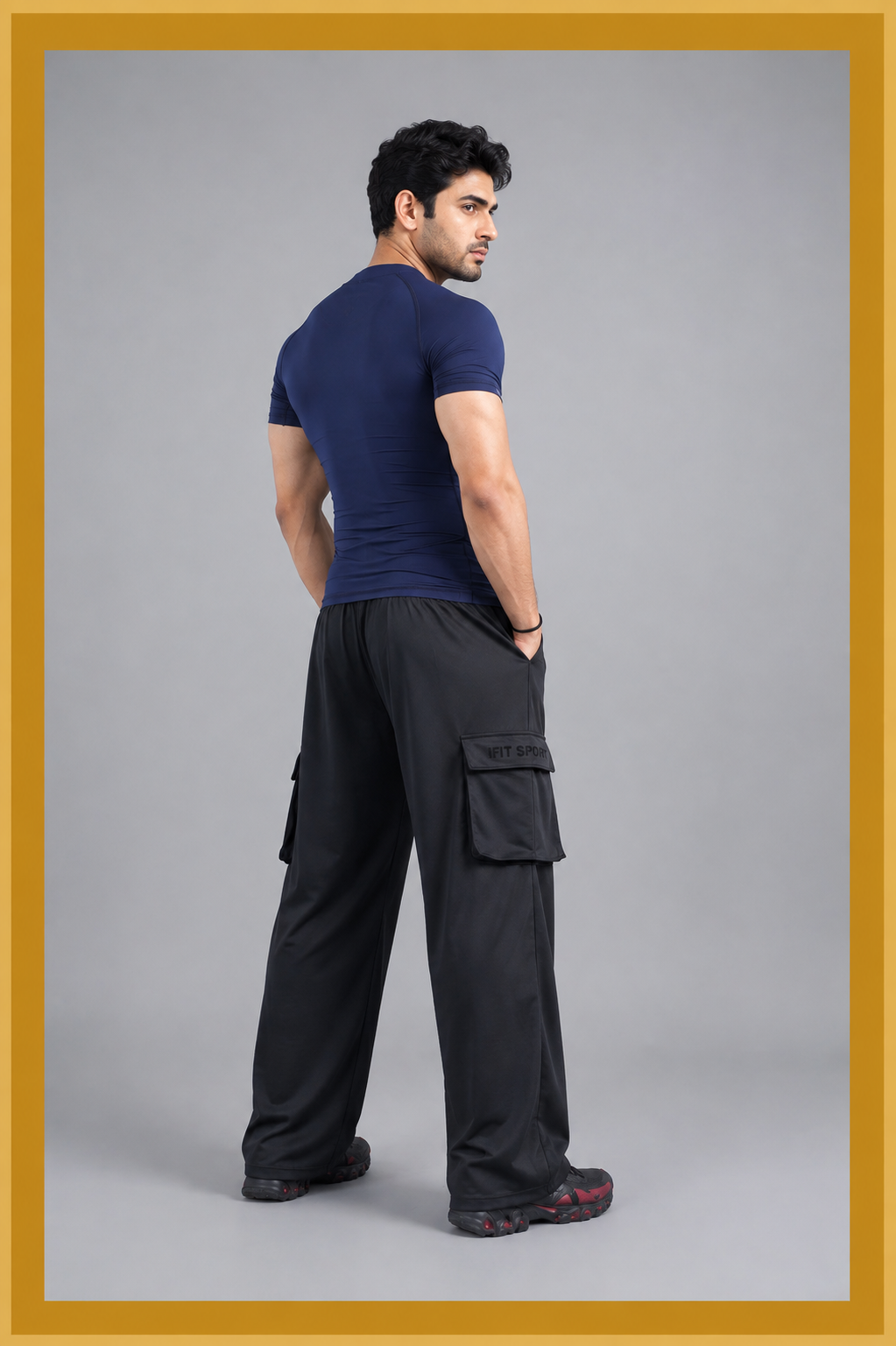 LIGHT BREATHABLE MEN BAGGY CARGO PANTS