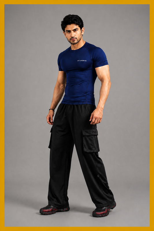 LIGHT BREATHABLE MEN BAGGY CARGO PANTS