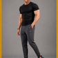 The Iron-Grid Heavyweight Slim Trousers