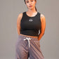 The Apex Textured Performance Crop Top