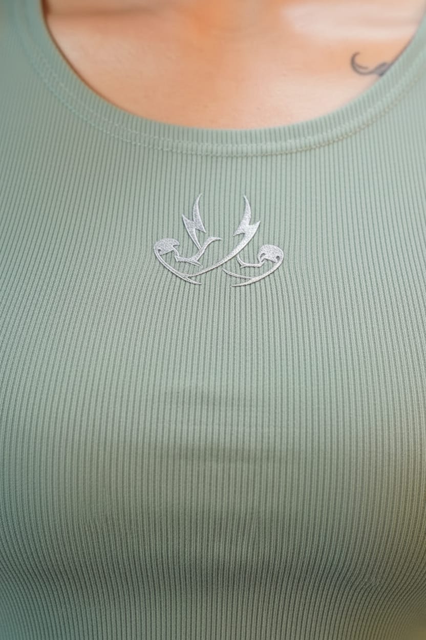 The Apex Textured Performance Crop Top
