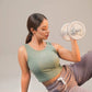The Apex Textured Performance Crop Top