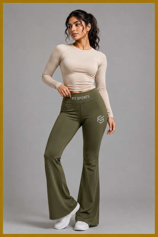 Elite Stretch Flared Yoga Pants