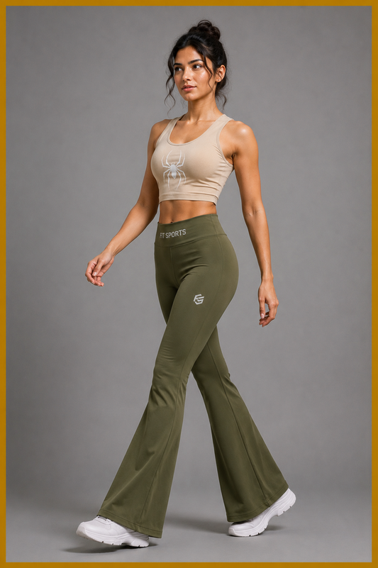 Women’s Spider Crop Top – Stretch Performance Wear