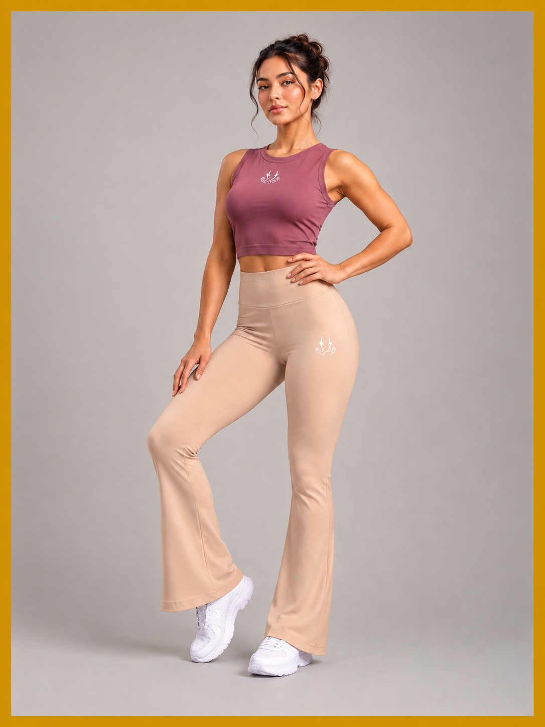 The Apex Textured Performance Crop Top