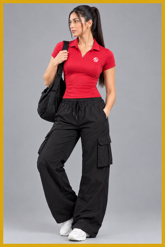 The V-Neck Polo Performance Compression Tee