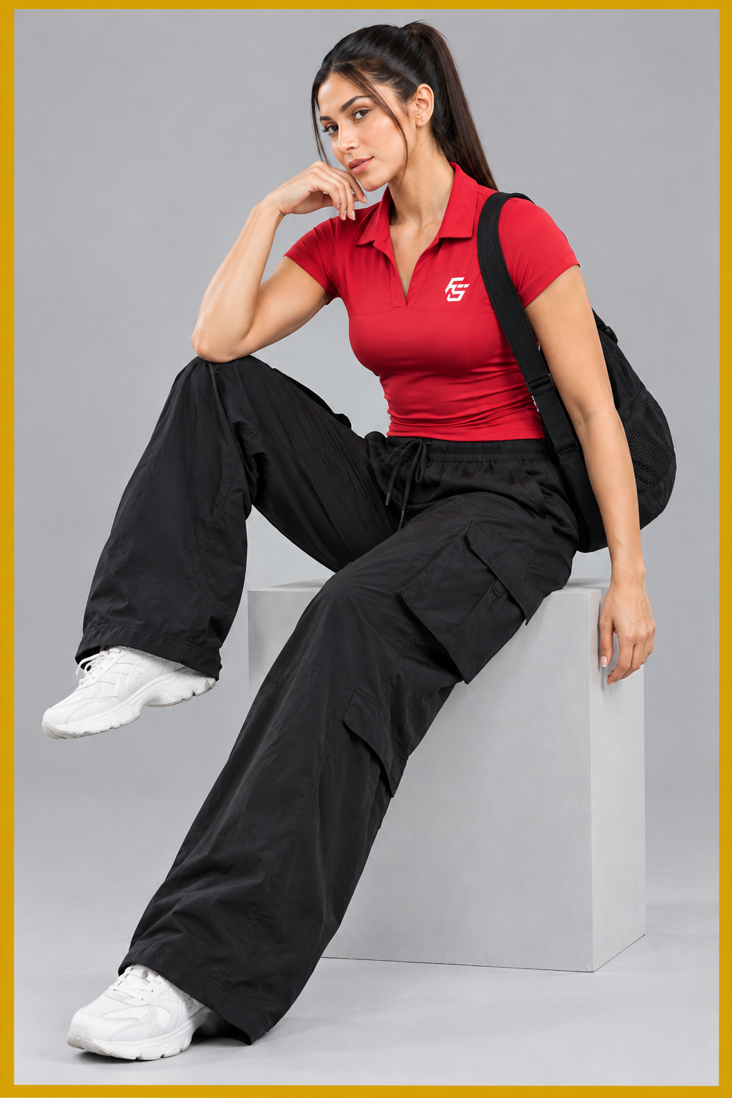 The V-Neck Polo Performance Compression Tee