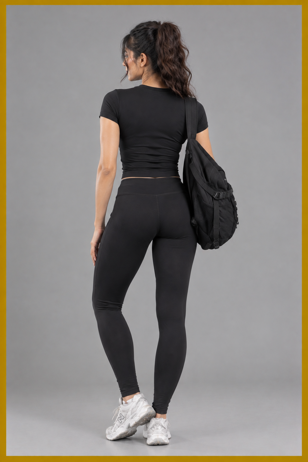 Women's Lycra Stretch Short-Body Fitted Performance Tee