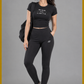 Women's Lycra Stretch Short-Body Fitted Performance Tee